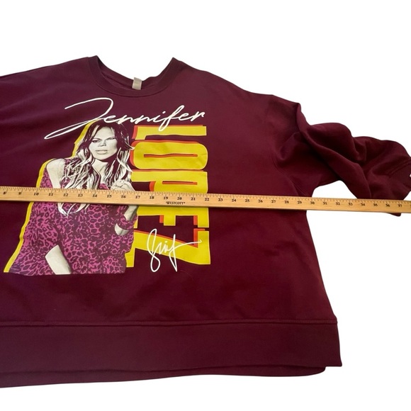 Old Navy Jennifer Lopez Cropped Sweat Shirt-Crew Neck-Dropped Sleeves-Size 4X - Picture 8 of 12